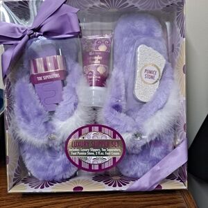 Lavender Vanilla Luxury Slipper Set